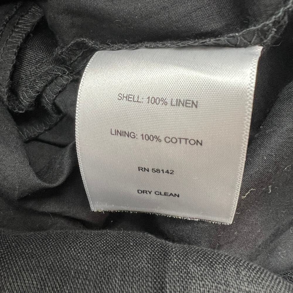 Luxley Black Huxely Linen Midi Dress - Picture 9 of 11